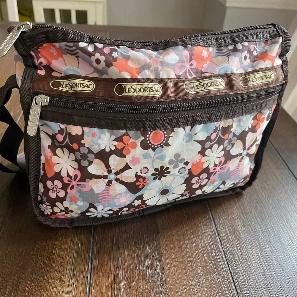 LeSportsac crossword body bag